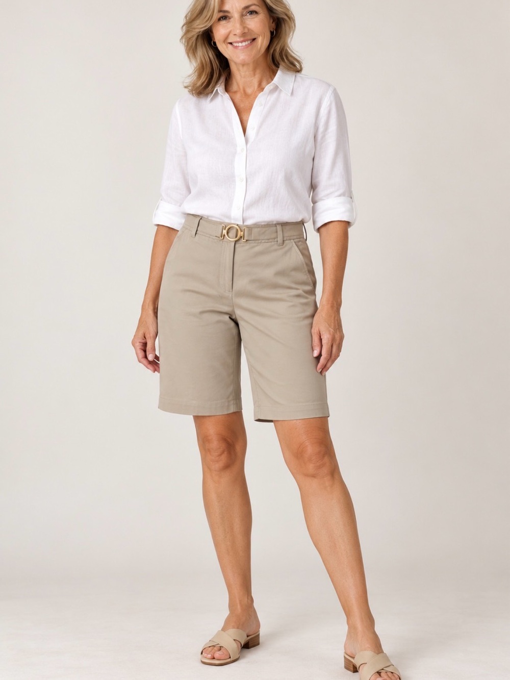 Charter Club Khaki Bermuda Shorts
